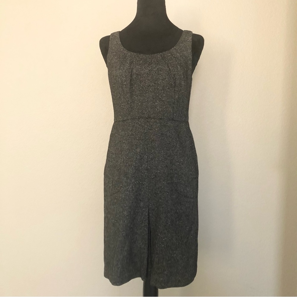 Elegant Grey Sleeveless Dress
